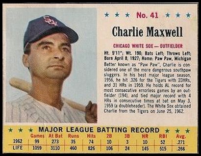 41 Charlie Maxwell